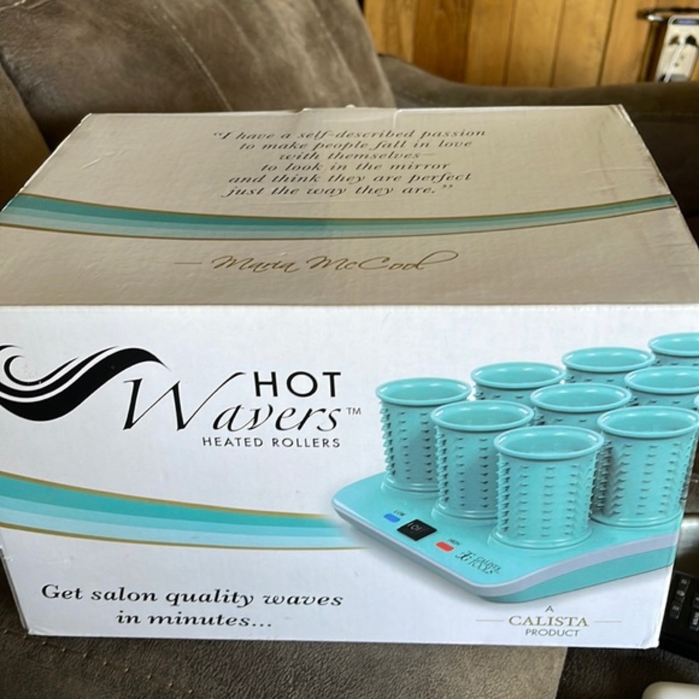 🌹SOLD🌹CALISTA HOT WAVERS HEATED ROLLERS